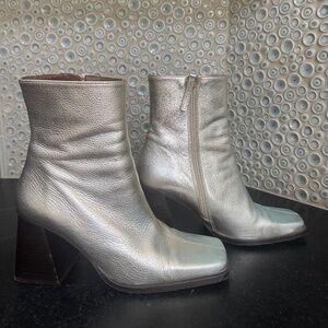 Silver Alohas Ankle Bootie